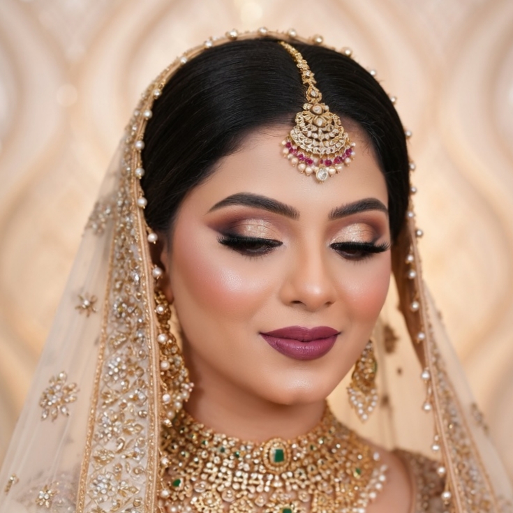 Ameer's bridal makeup look 3