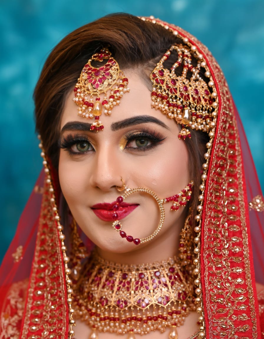 Ameer's bridal makeup look 2