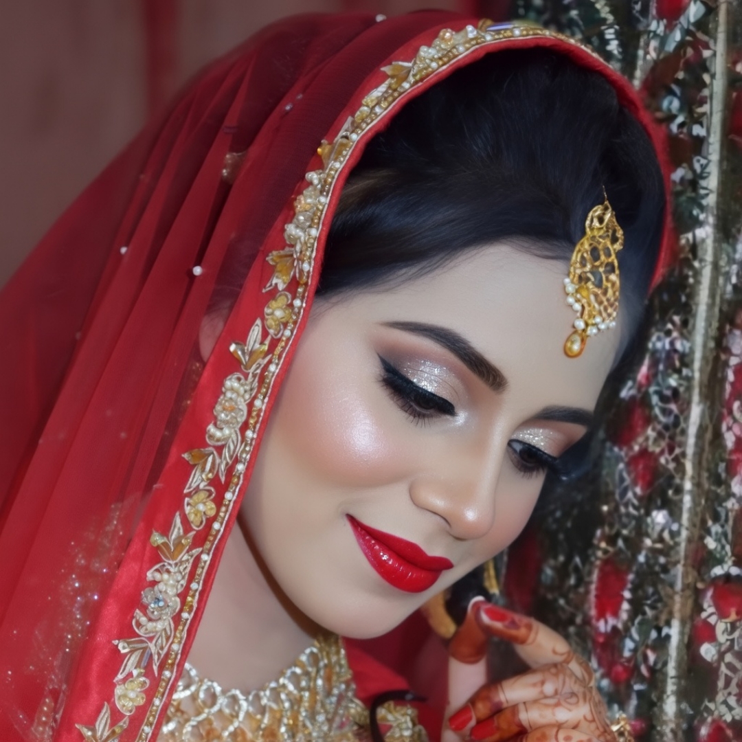 Ameer's bridal makeup look 3