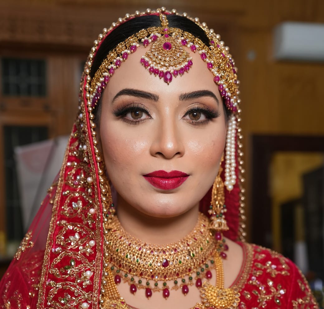 Ameer's bridal makeup look 4